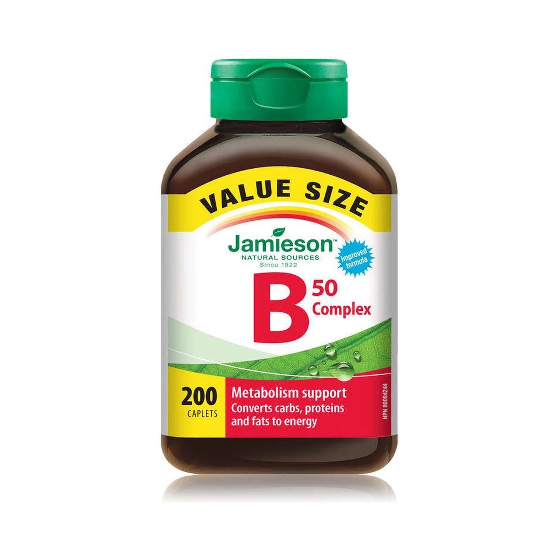 Jamieson B Complex 50 VALUE SIZE 200 Caplets