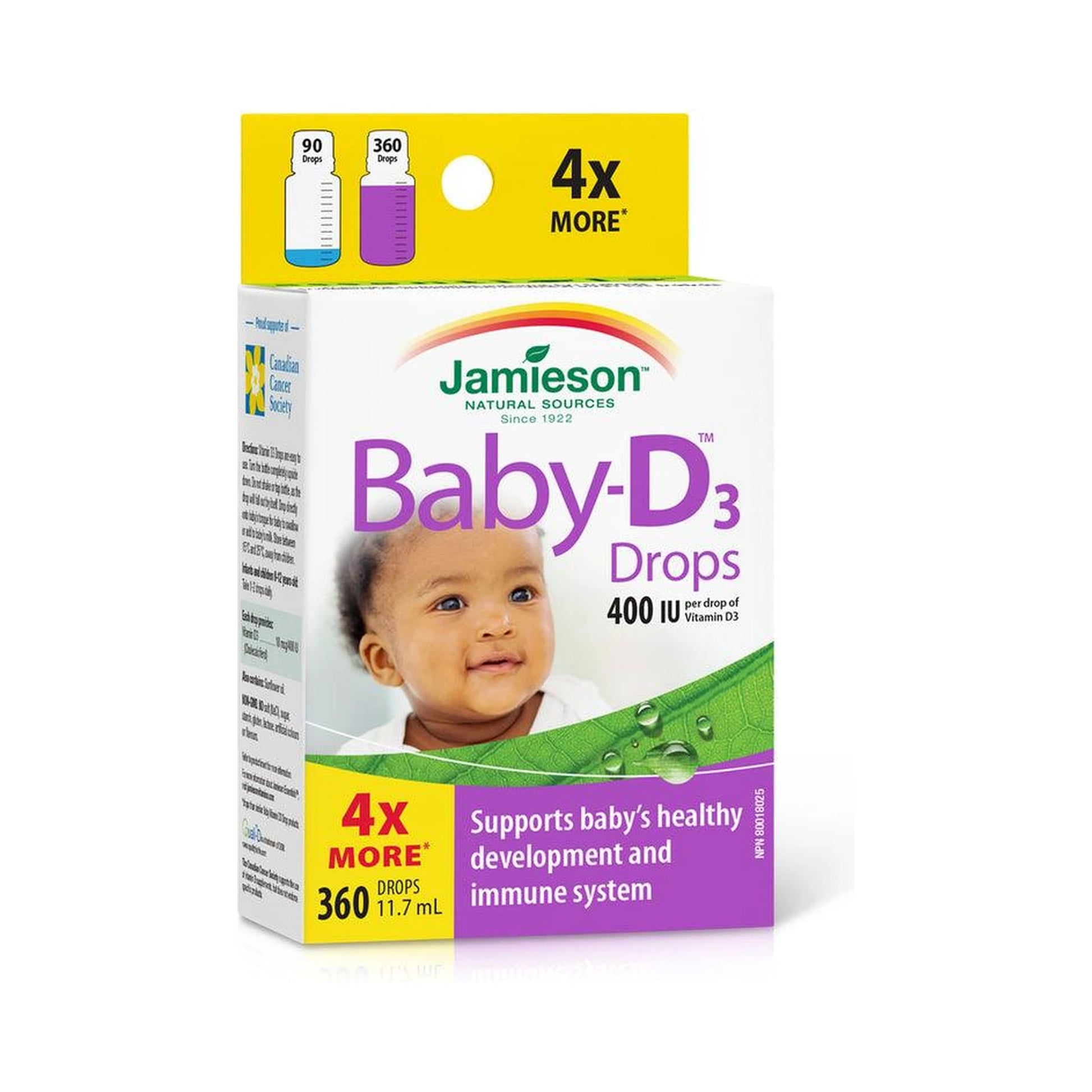 Jamieson Baby-D3 Drops 400IU 11.7mL