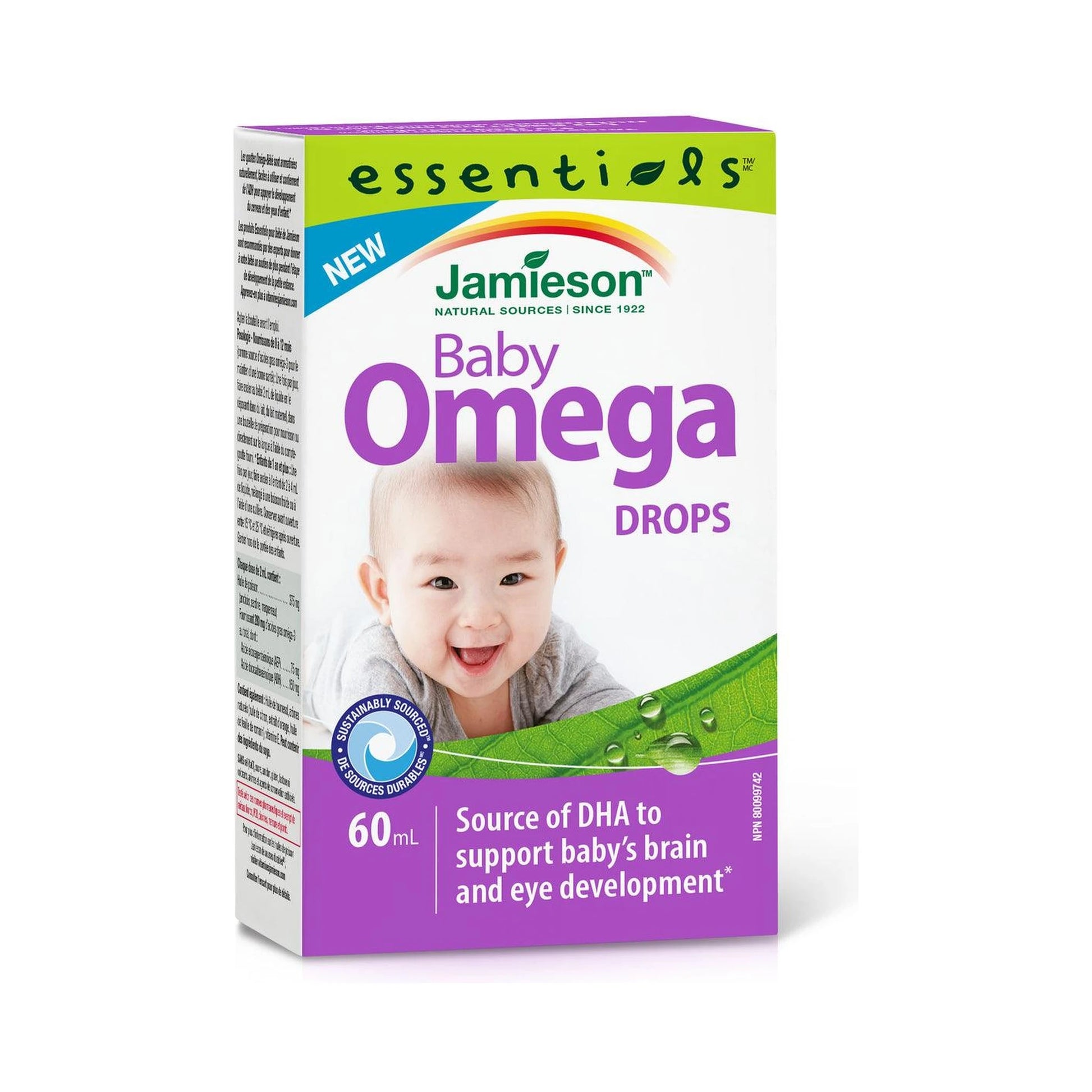 Jamieson Baby Omega Drops 60mL Liquid