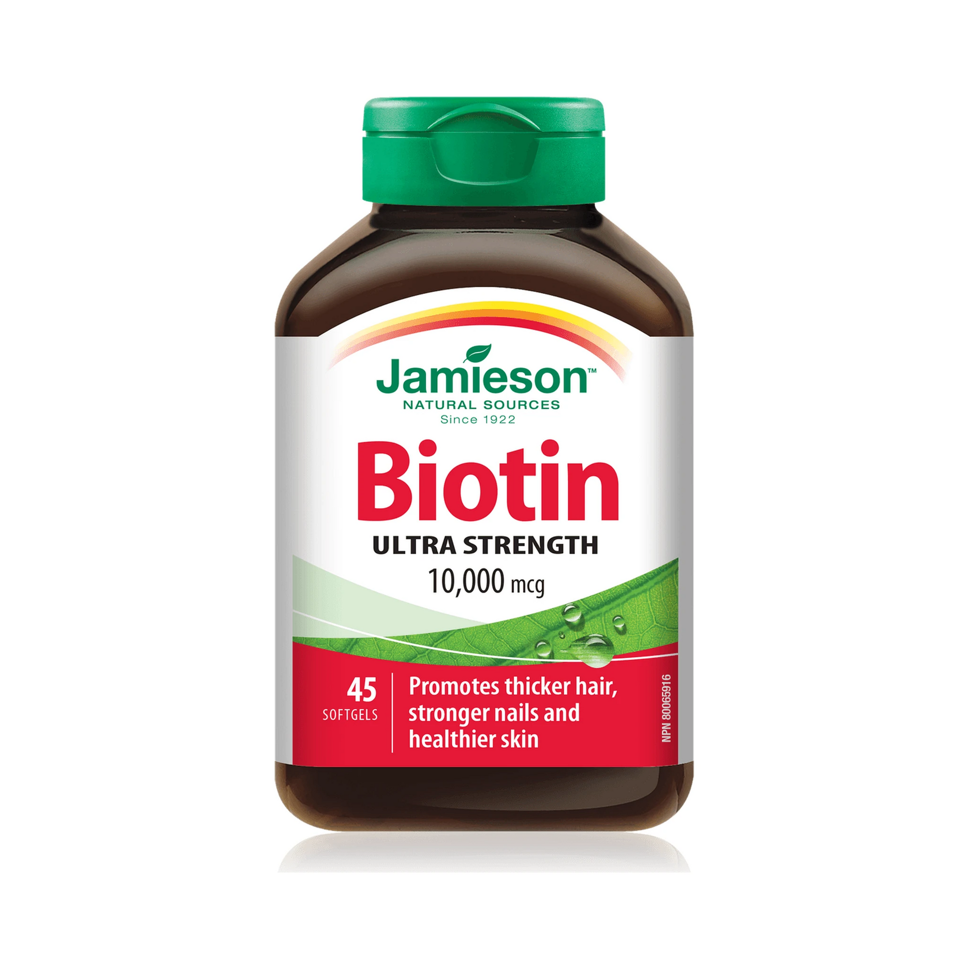 Jamieson Biotin Ultra Strength 10,000mcg 45 Softgels
