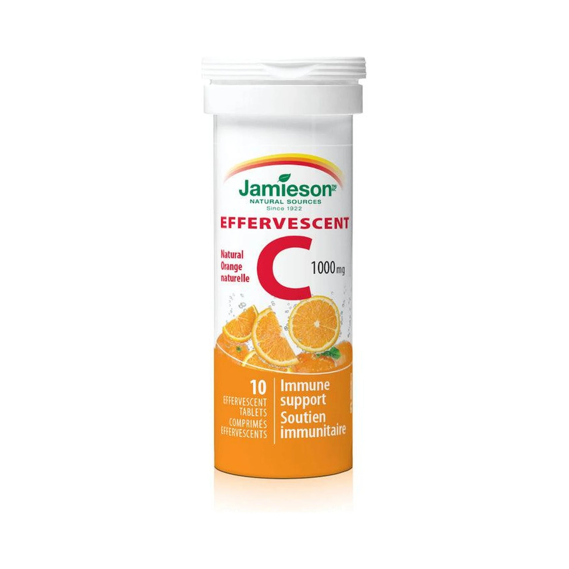 Jamieson C 1000mg Effervescent Natural Orange 10 Packs