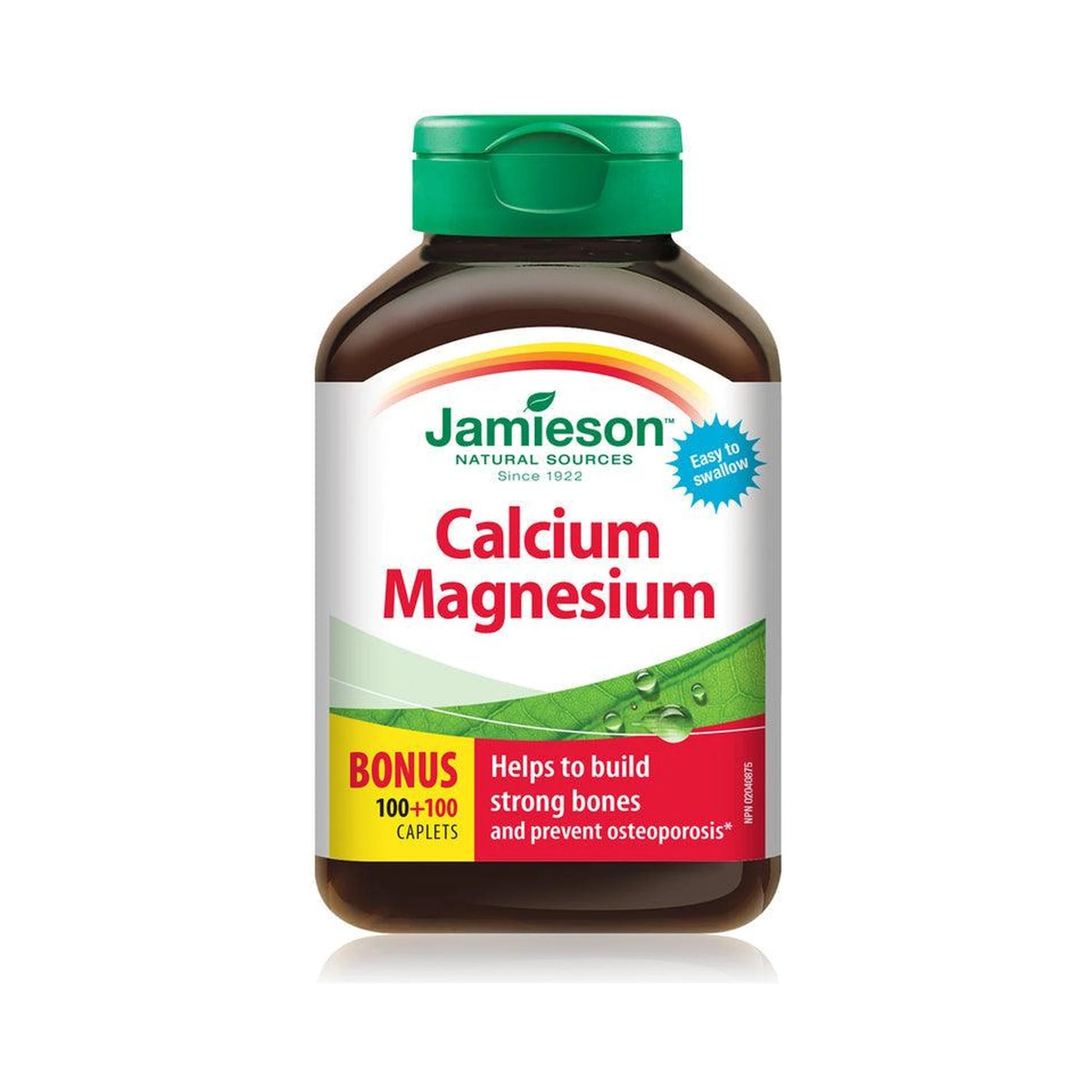 Jamieson Calcium Magnesium BONUS SIZE 200 Caplets