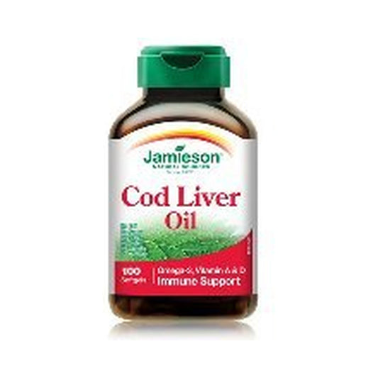 Jamieson Cod Liver Oil 100 Softgels