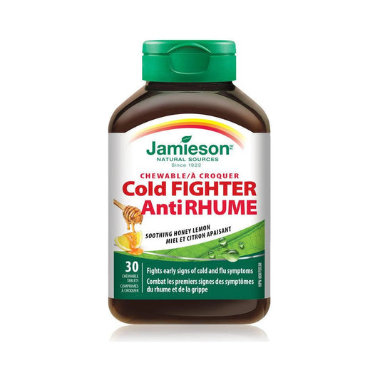 Jamieson Cold Fighter Soothing Honey Lemon 30 Chewable