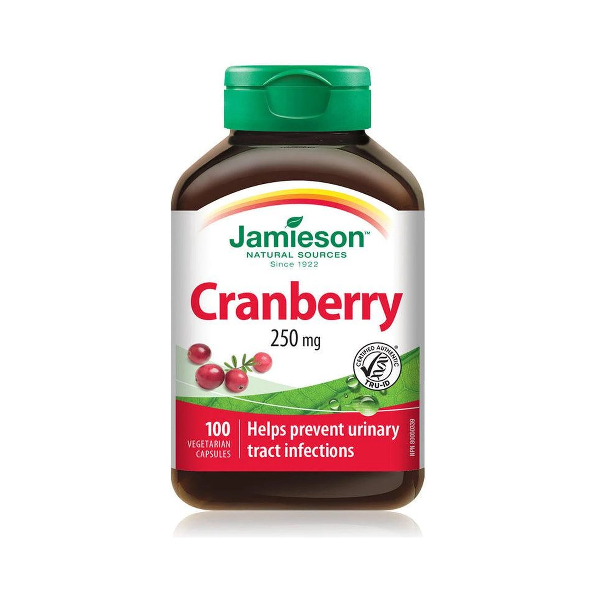 Jamieson Cranberry 250mg 100 Capsules