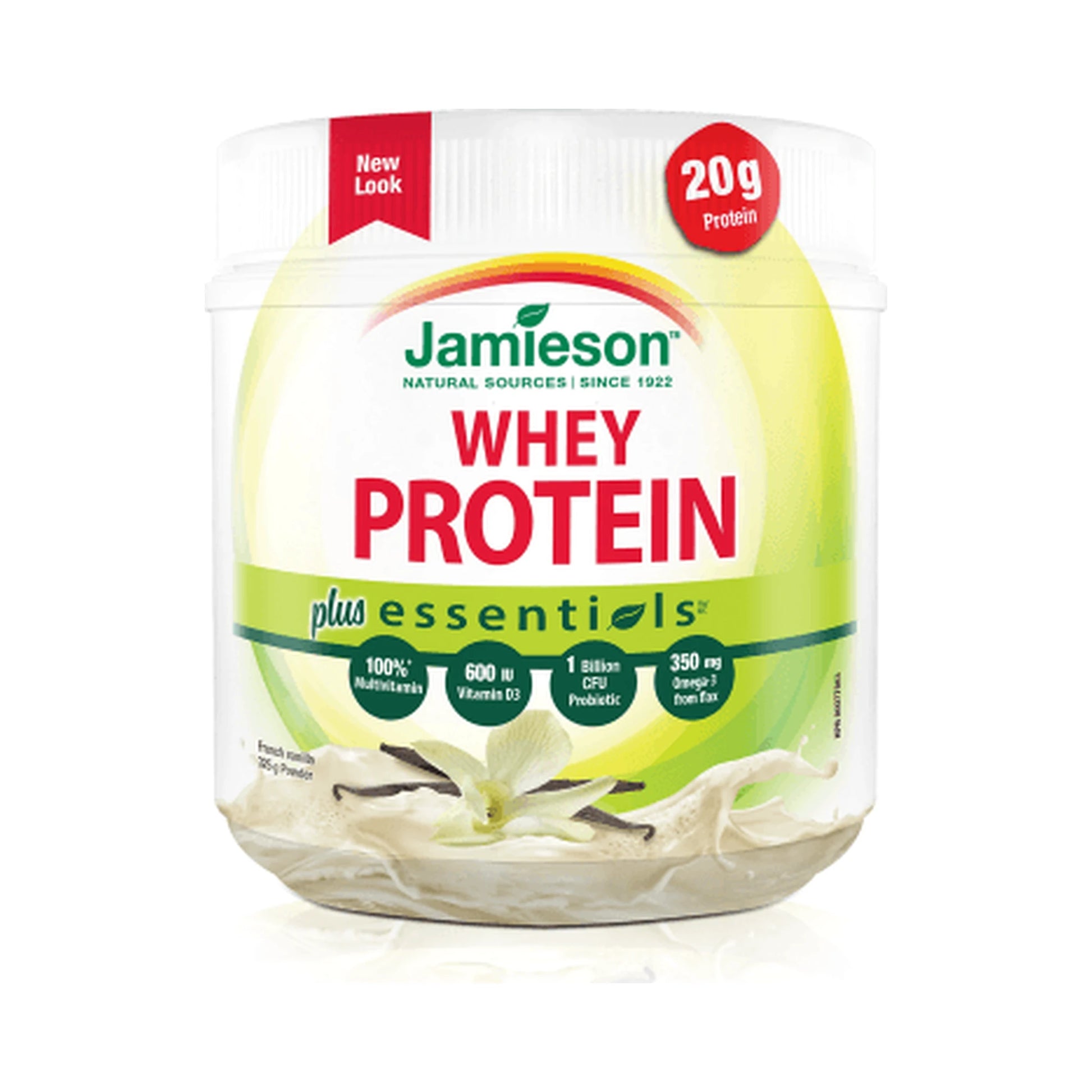 Jamieson Essentials plus Protein French Vanilla Powder 11 Servings