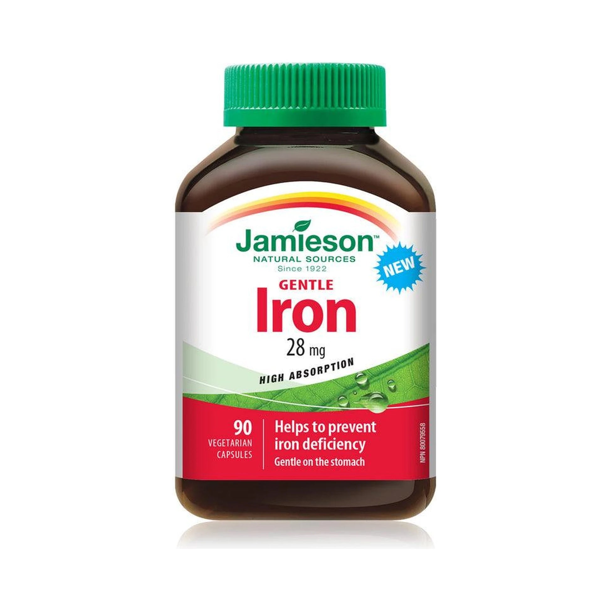 Jamieson Gentle Iron 28mg VALUE SIZE 150 Capsules