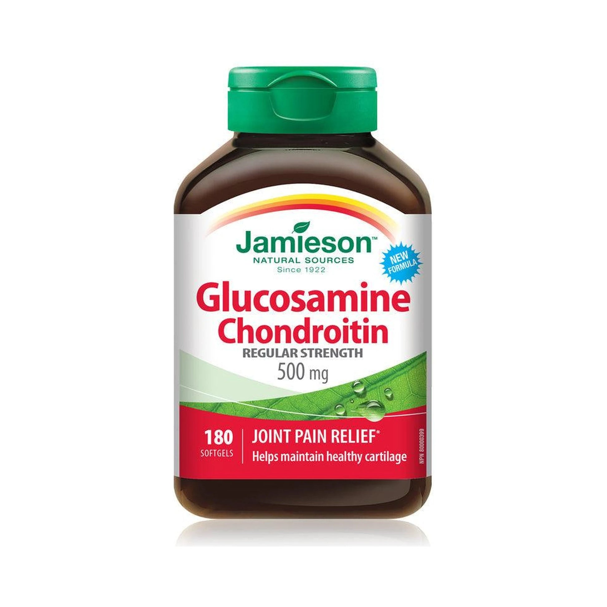 Jamieson Glucosamine Chondroitin 500mg 180 Softgels