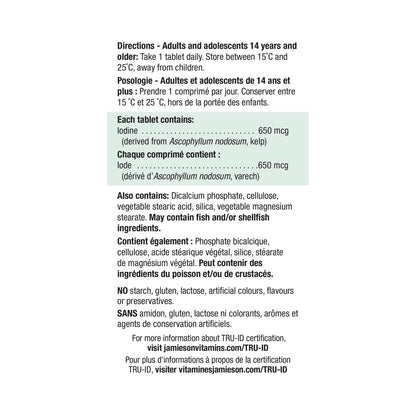 Jamieson Kelp 100 Tablets