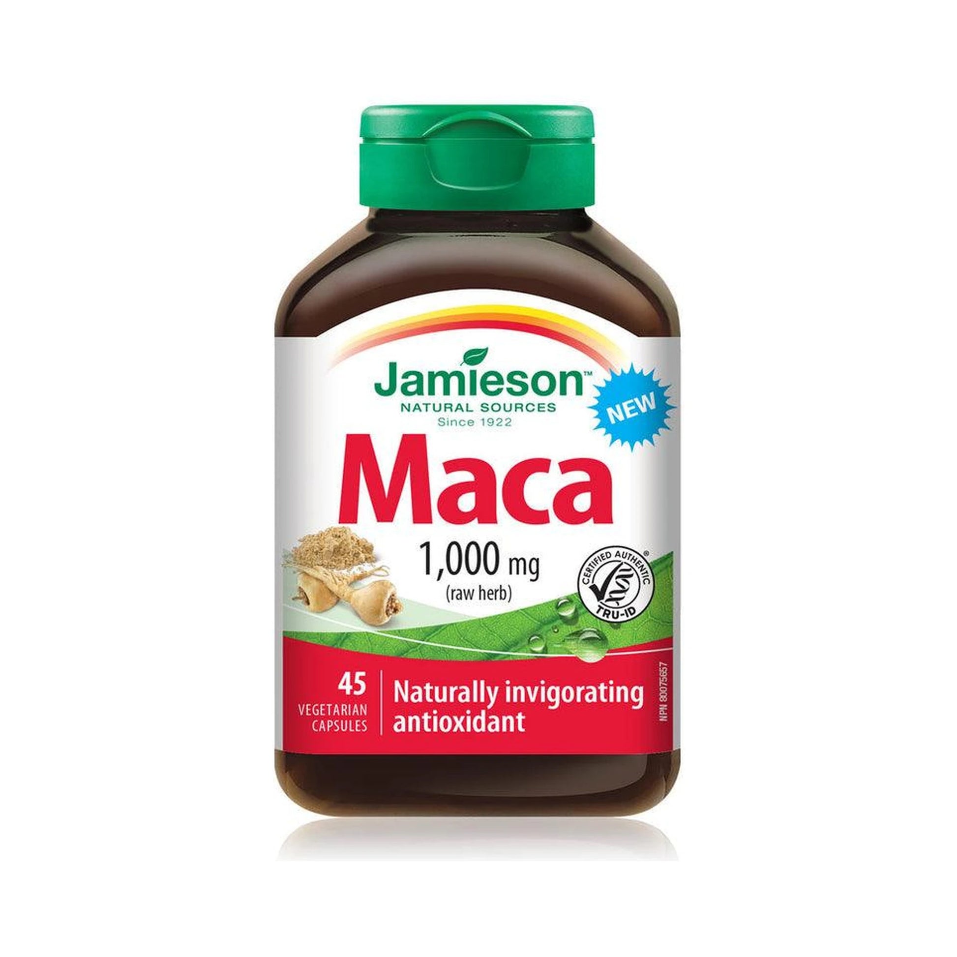 Jamieson Maca 1000mg raw herb 45 Capsules