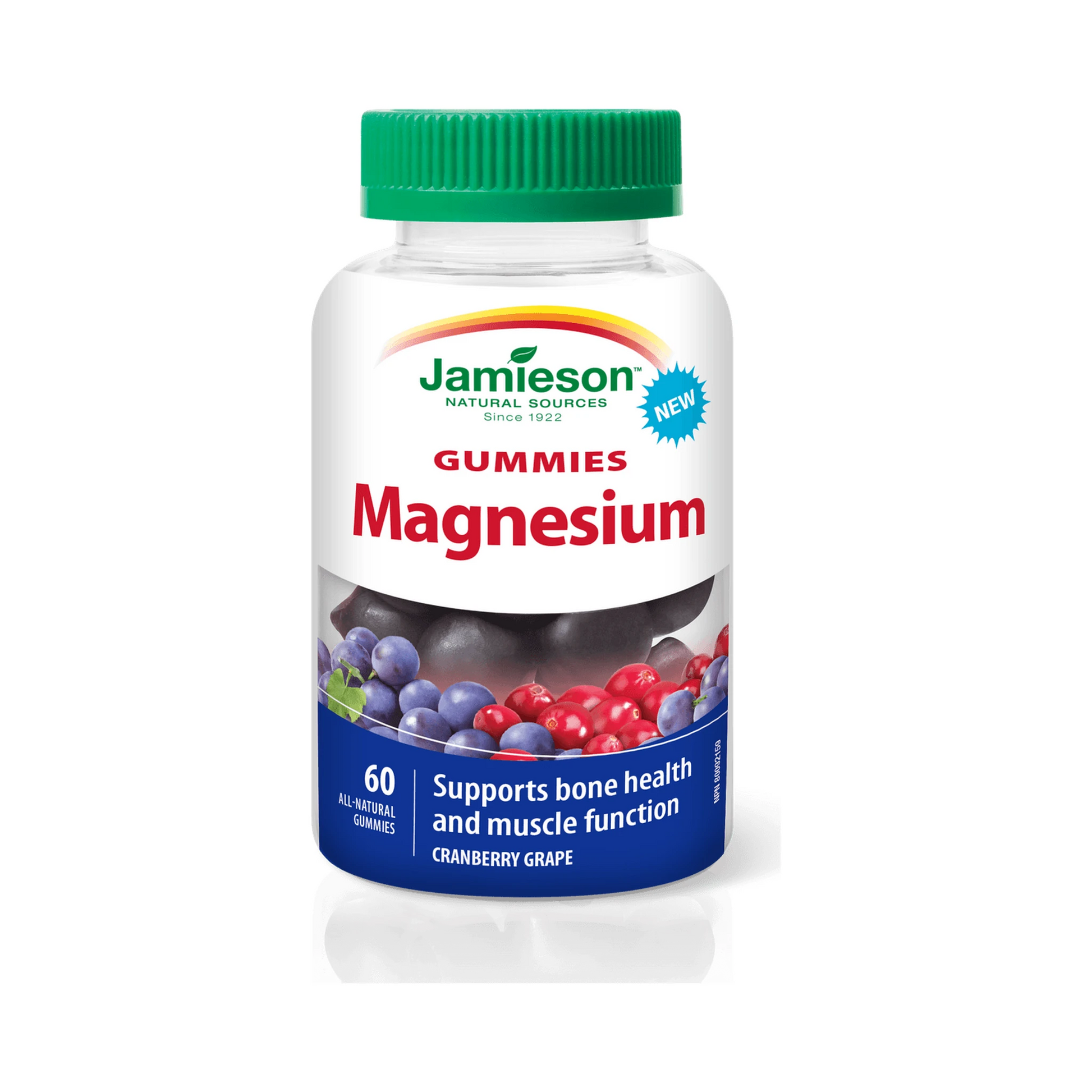 Jamieson Magnesium Cranberry Grape 60 Gummies