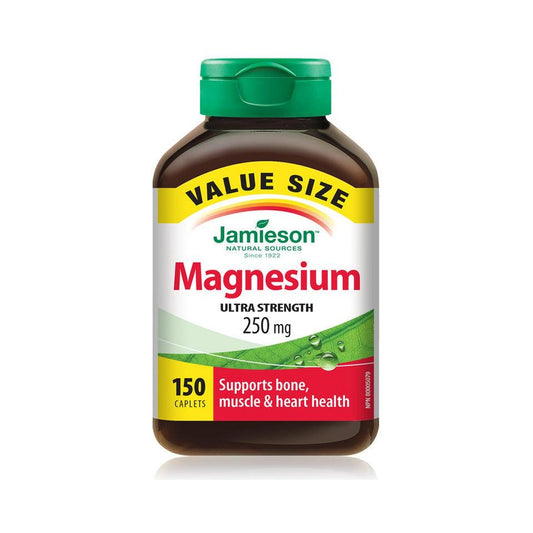 Jamieson Magnesium Ultra Strength 250mg VALUE SIZE 150 Caplets