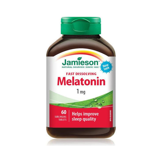 Jamieson Melatonin 1mg 60 Fast Dissolving Sublingual Tablets