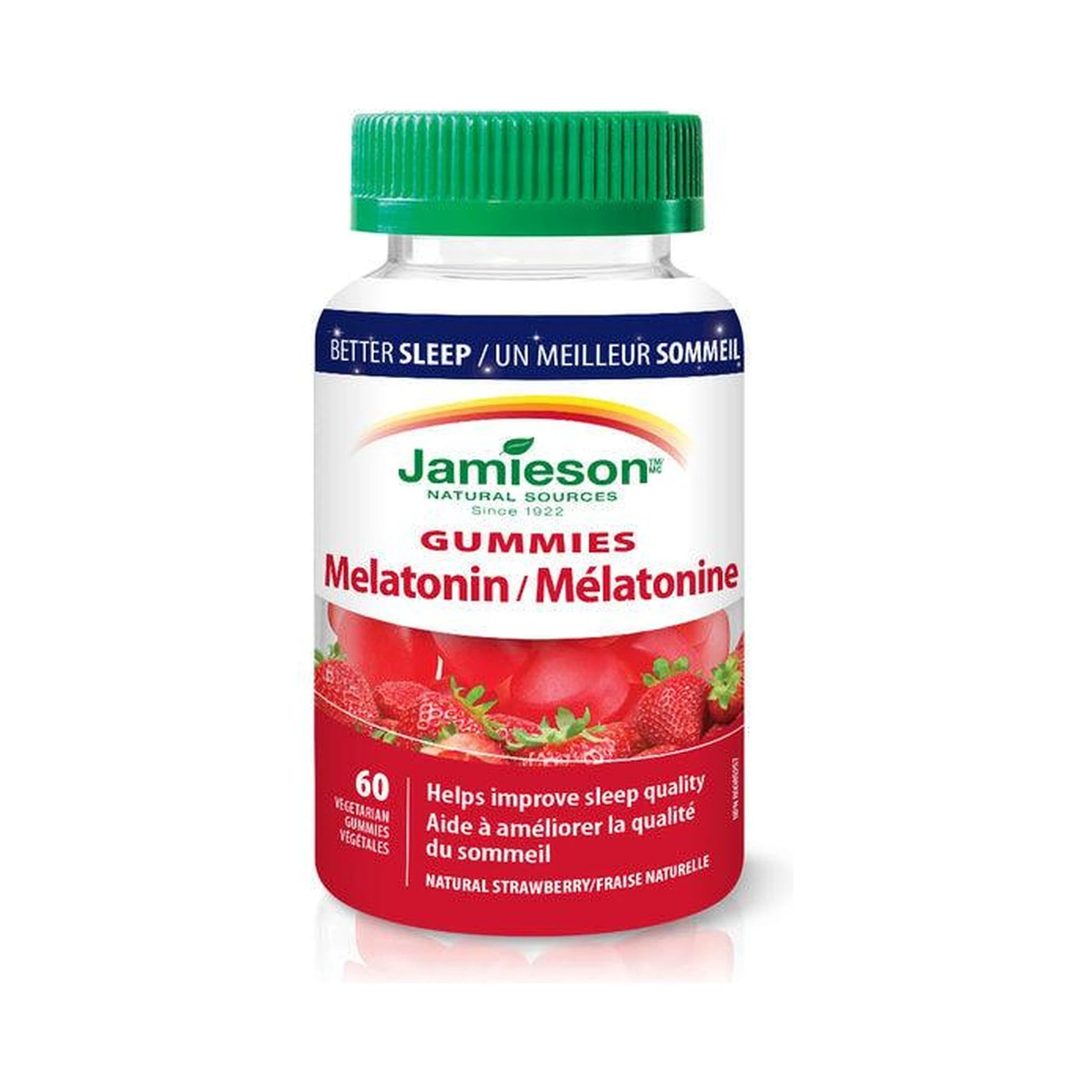 Jamieson Melatonin 2.5mg Natural Strawberry 60 Gummies
