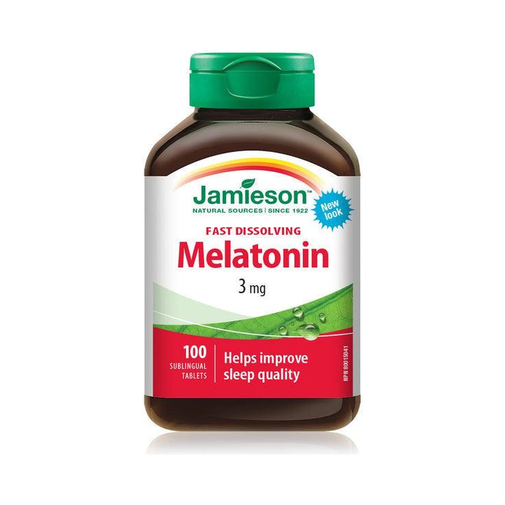 Jamieson Melatonin 3mg 100 Fast Dissolving Sublingual Tablets