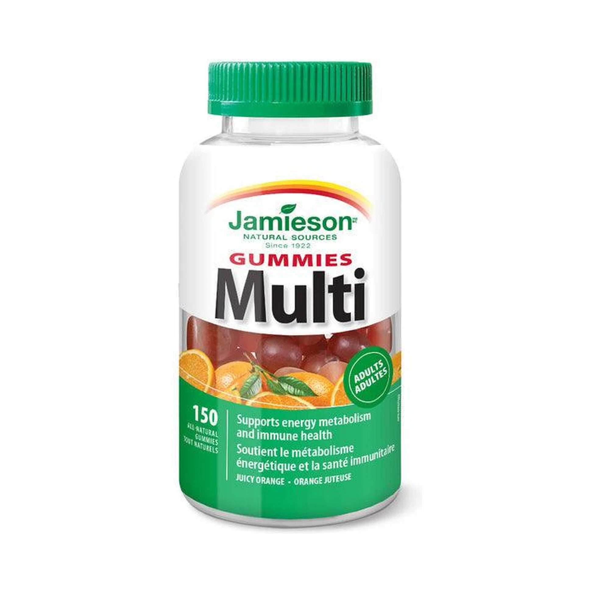 Jamieson Multivitamin for Adults Juicy Orange 150 Gummies