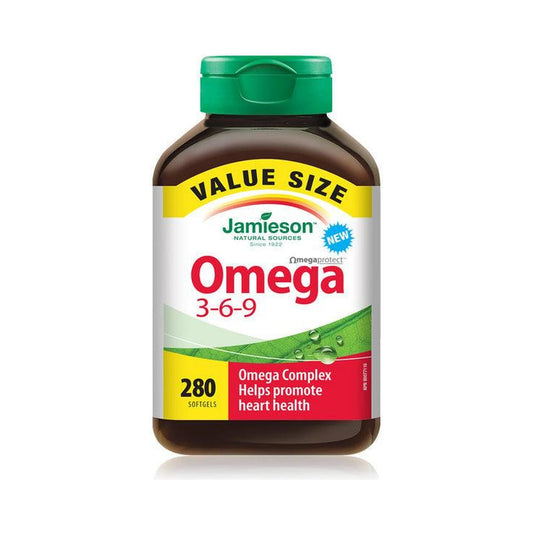 Jamieson Omega 3-6-9 OmegaProtect VALUE SIZE 280 Softgels