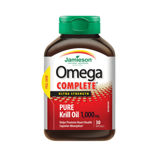 Jamieson Omega Complete Super Krill 1000mg 30 Softgels