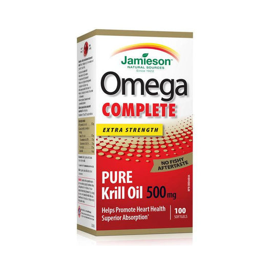 Jamieson Omega Complete Super Krill 500mg 100 Softgels