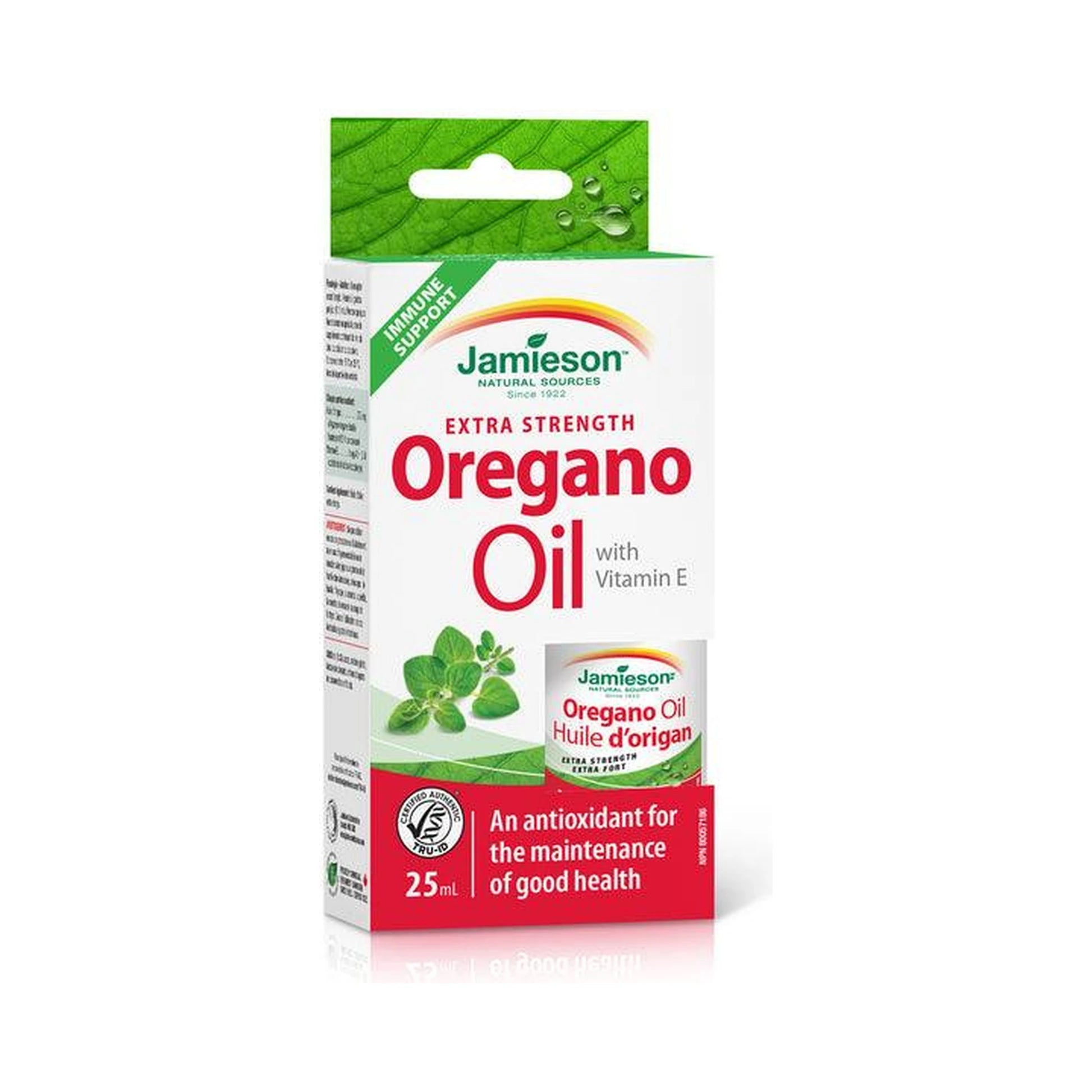 Jamieson Oregano Oil Extra Strength with Vitamin E 25mL Liquid