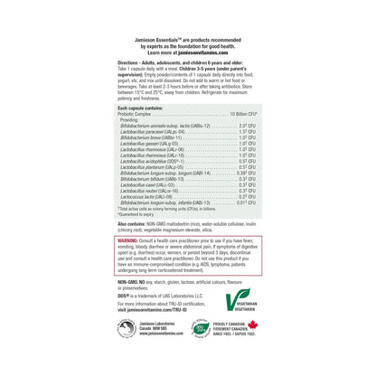 Jamieson Probiotic 10 Billion 60 Capsules