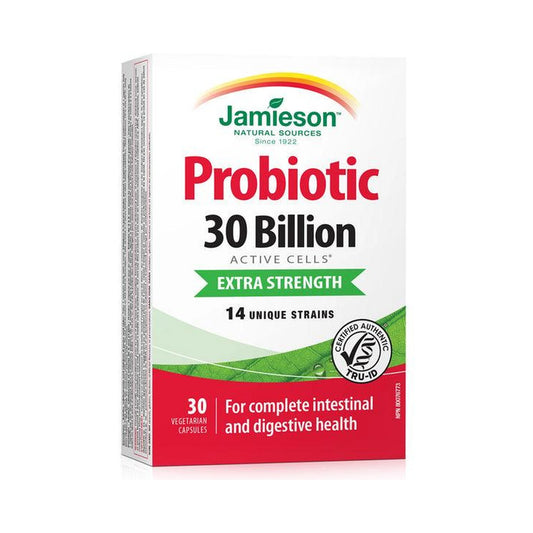 Jamieson Probiotic 30 Billion Extra Strength 30 Capsules