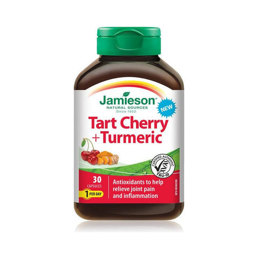 Jamieson Tart Cherry + Turmeric 30 Capsules