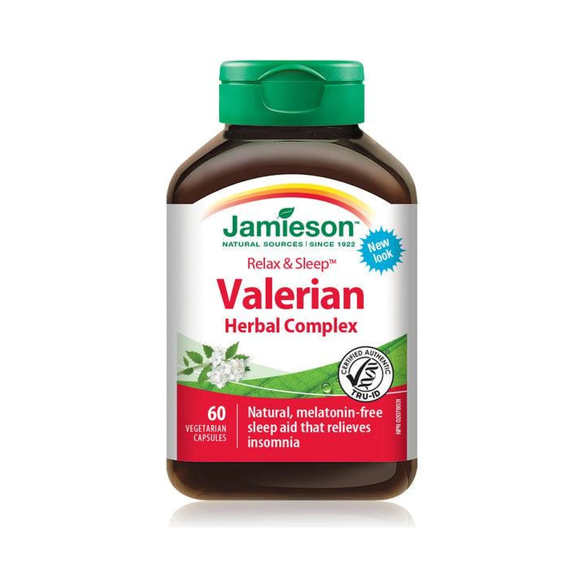 Jamieson Valerian Herbal Complex Relax & Sleep 60 Capsules