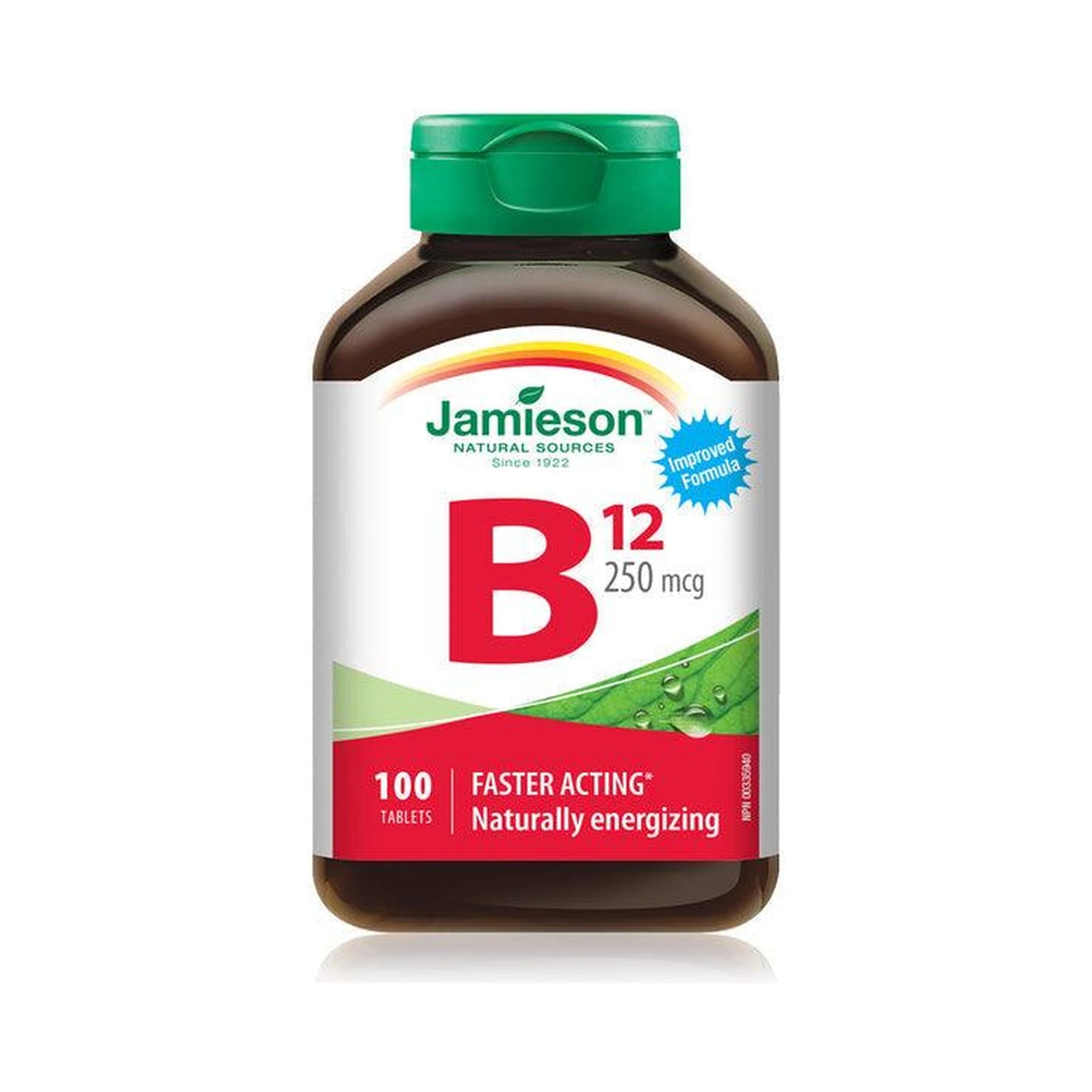 Jamieson Vitamin B12 250mcg Methylcobalamin 100 Tablets