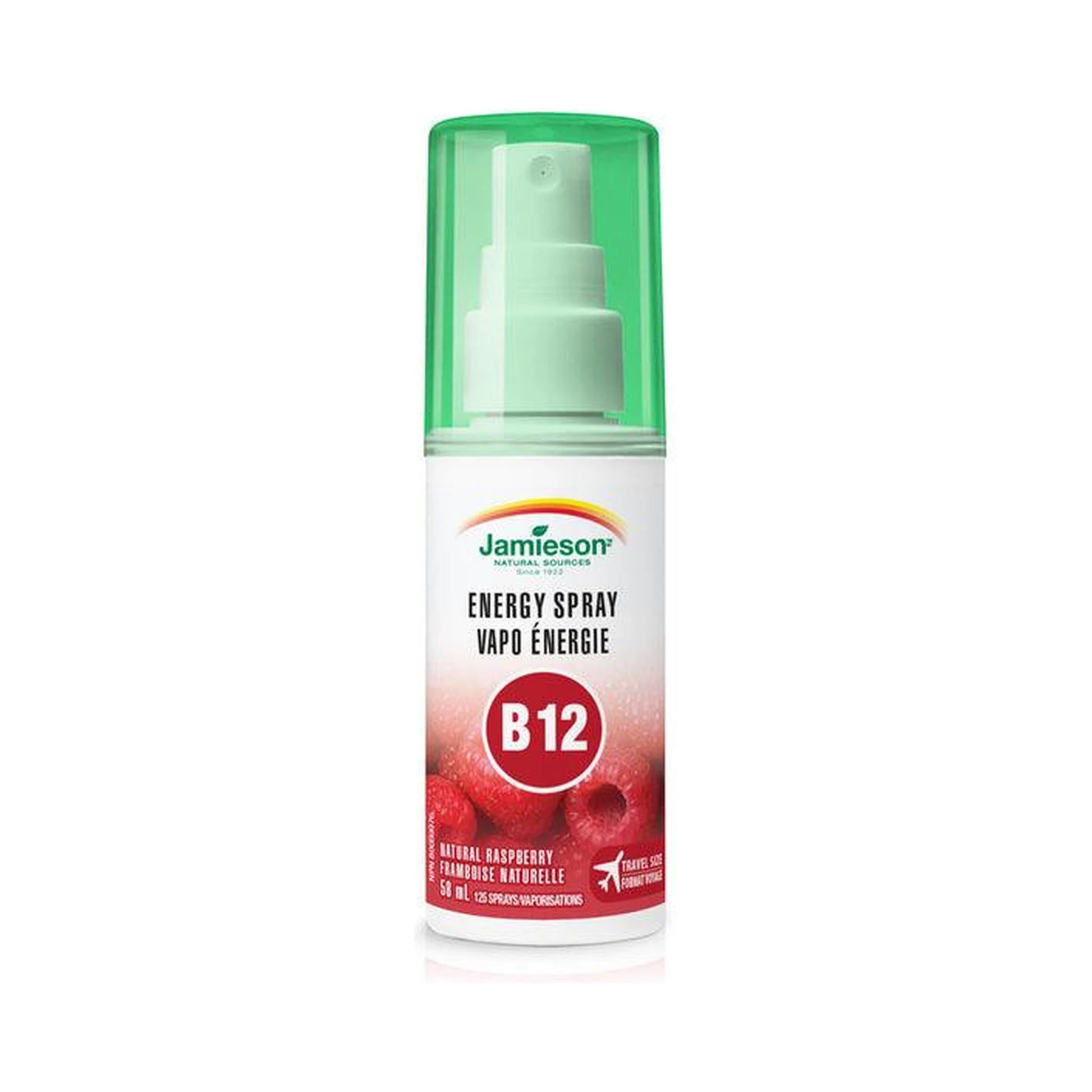 Jamieson Vitamin B12 Energy Spray 500mcg Raspberry 58mL