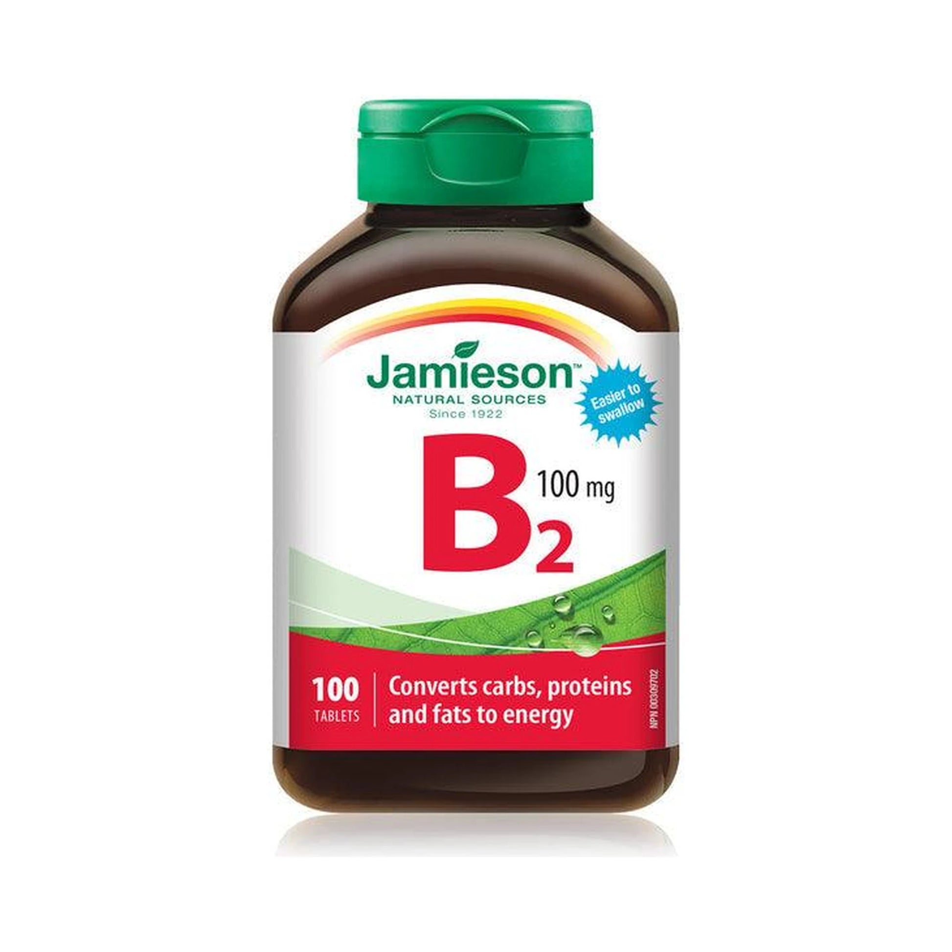 Jamieson Vitamin B2 100mg Riboflavin 100 Tablets