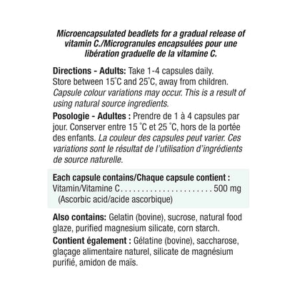 Jamieson Vitamin C 500mg Timed Release 100 Caplets