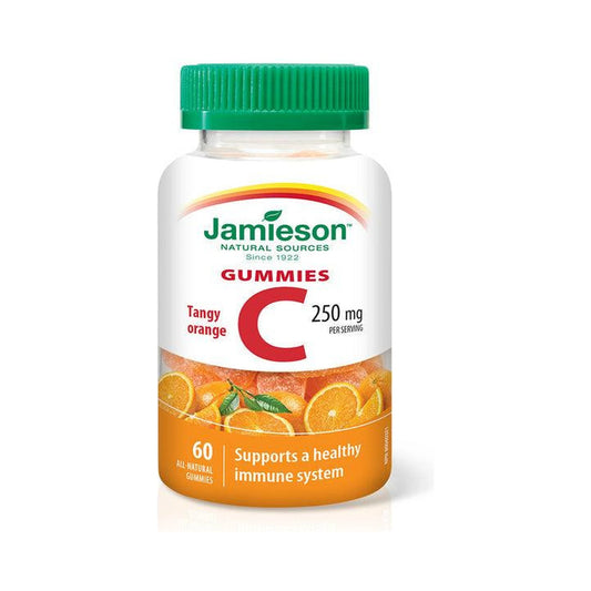 Jamieson Vitamin C Tangy Orange 60 Gummies