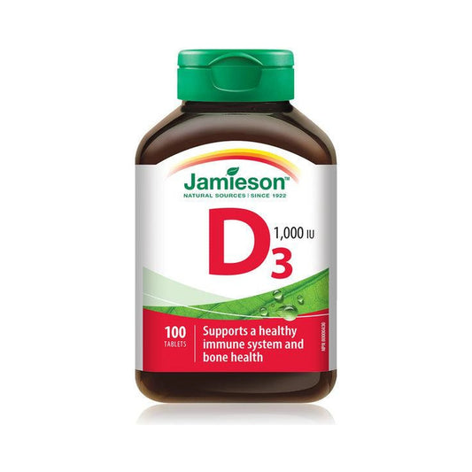 Jamieson Vitamin D3 1000IU 100 Tablets