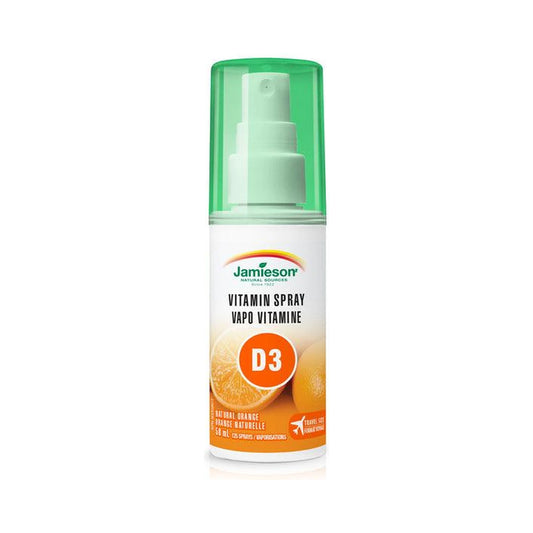 Jamieson Vitamin D3 Spray 1000IU Natural Orange 58mL Liquid