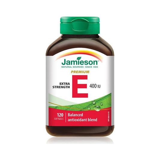 Jamieson Vitamin E Premium Extra Strength 400IU 120 Softgels