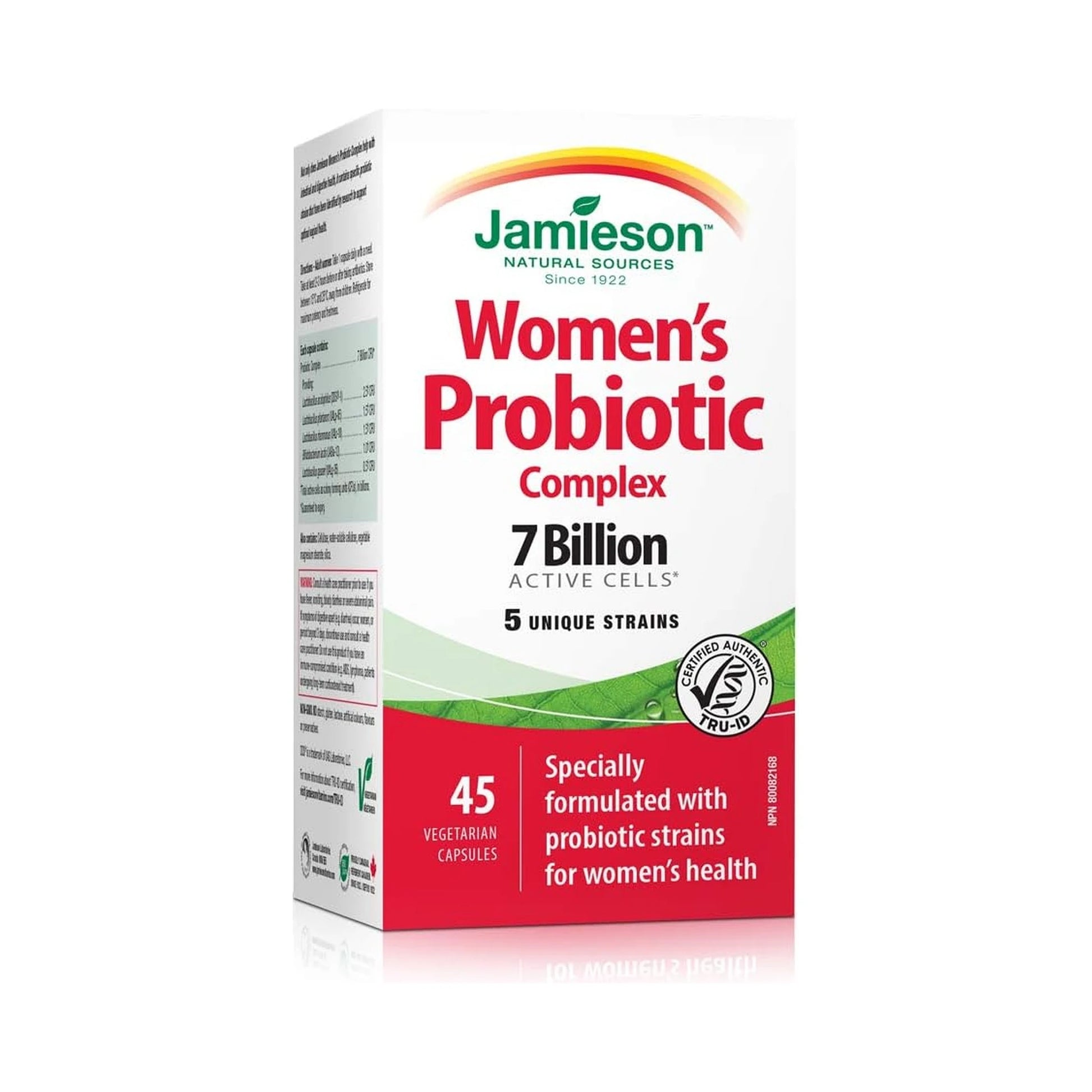 Jamieson Women's Probiotic Complex 7 Billion 45 Capsules