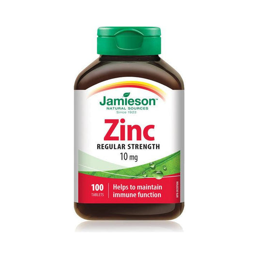 Jamieson Zinc 10mg 100 Tablets