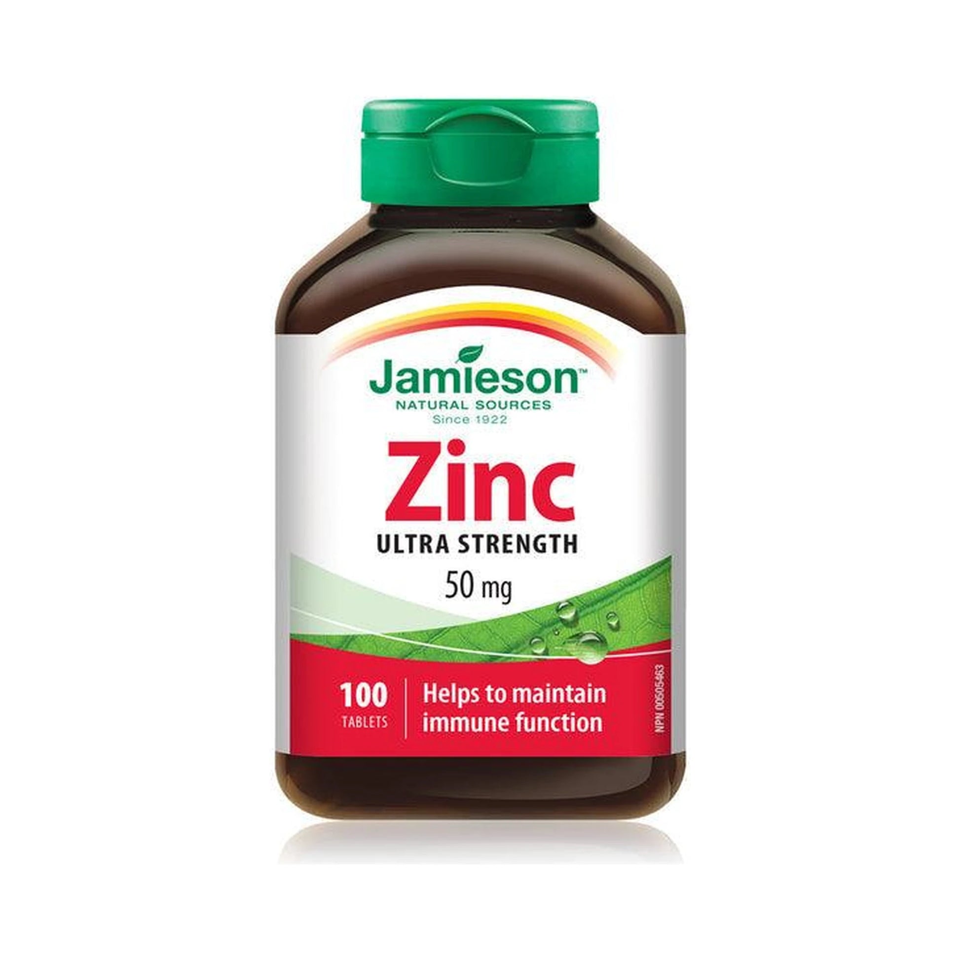 Jamieson Zinc Ultra Strength 50mg 100 Tablets
