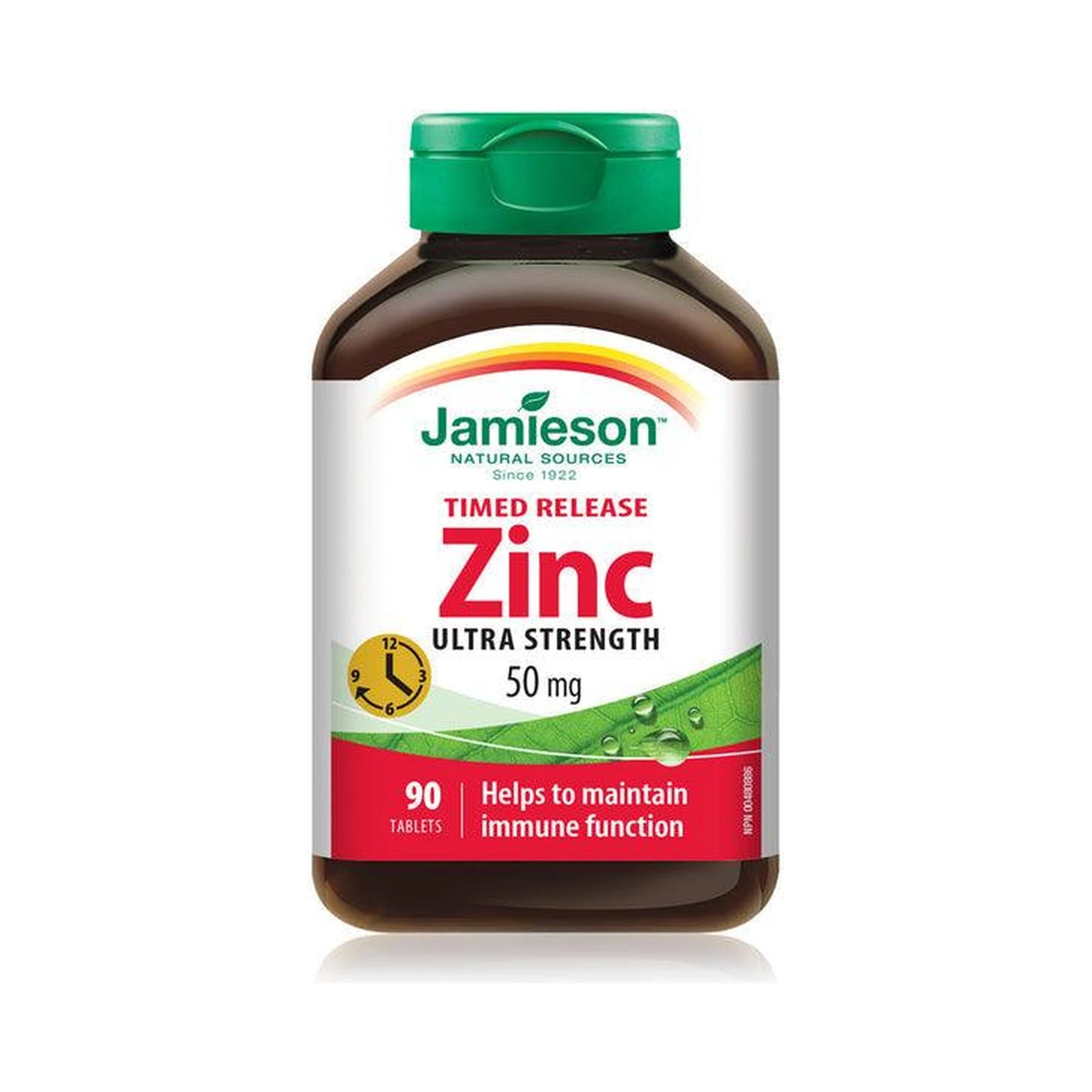 Jamieson Zinc Ultra Strength 50mg Timed Release 90 Tablets
