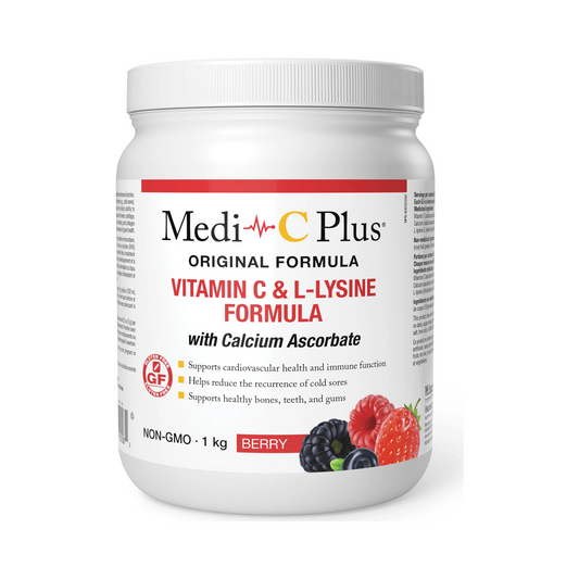 Medi-C Plus Berry with Calcium Pwd 1KG - Wellness Supplement