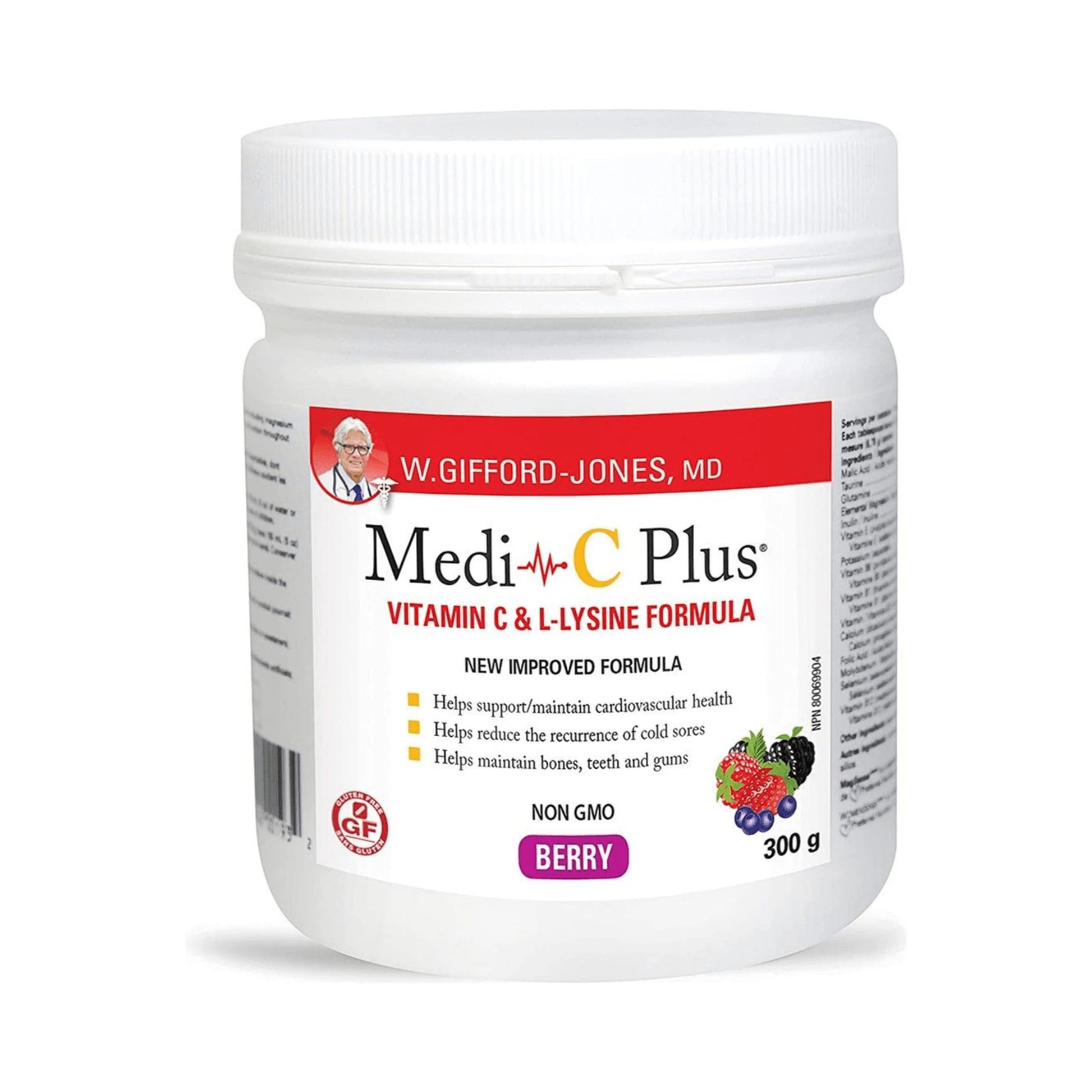 Medi-C Plus Berry with Magnesium Powder 300g - Wellness Supplement