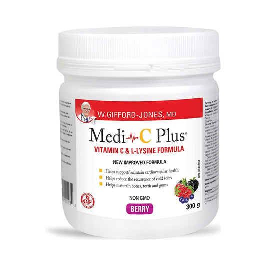 Medi-C Plus Berry with Magnesium Powder 300g - Wellness Supplement