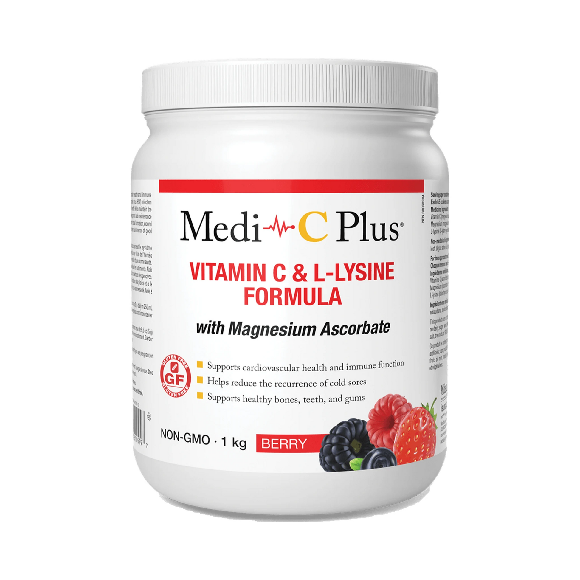 Medi-C Plus Berry with Magnesium Pwd 1KG - Wellness Supplement