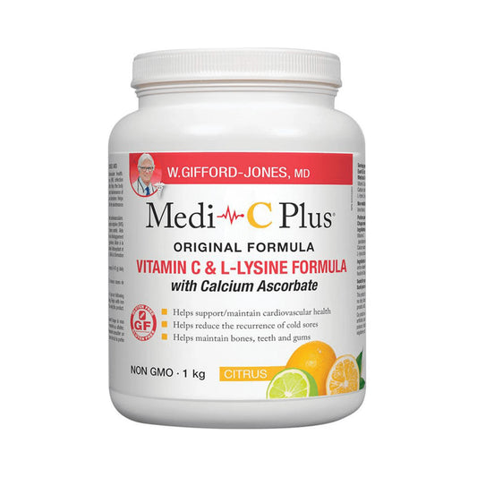 Medi-C Plus Citrus with Calcium Pwd 1KG - Wellness Supplement