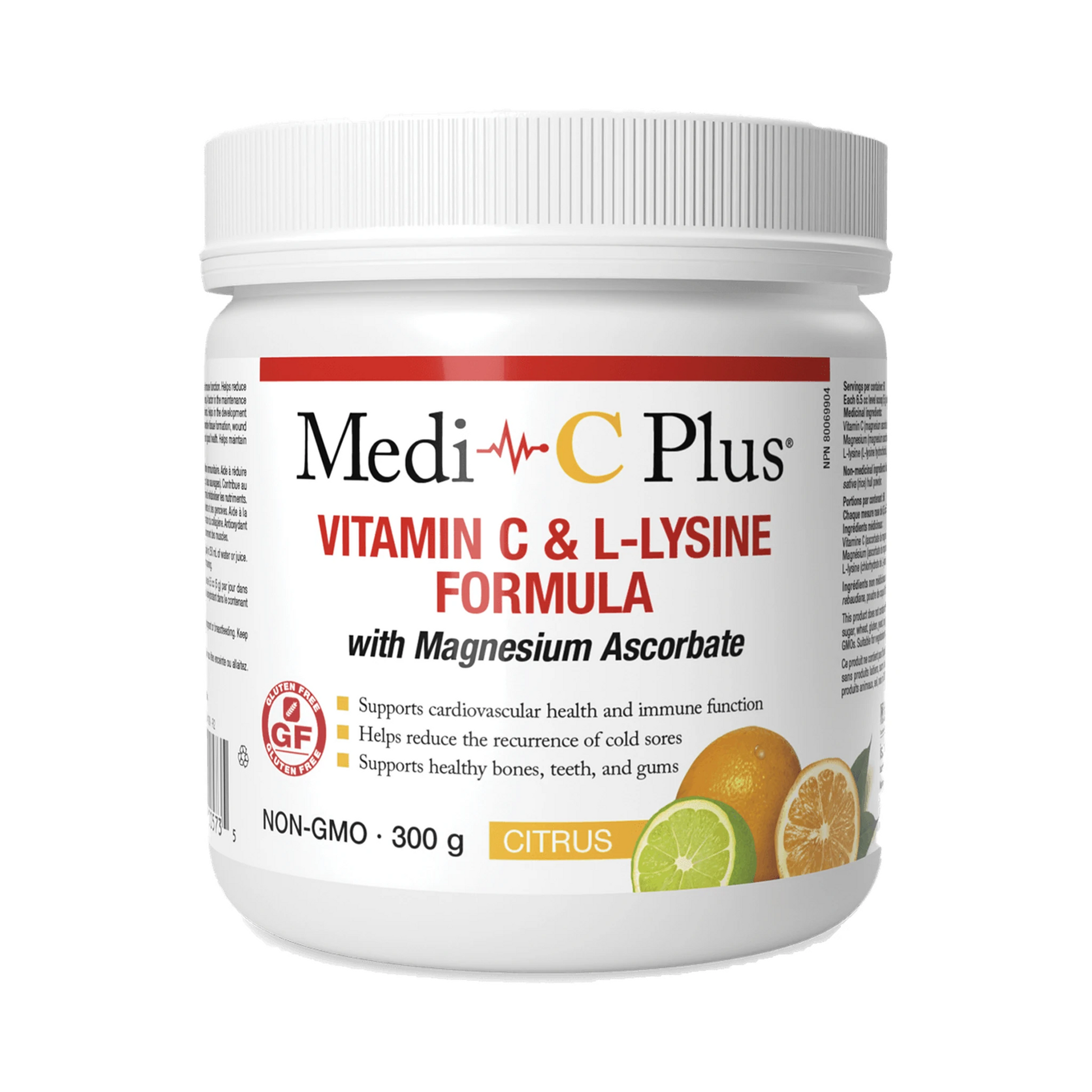Medi-C Plus Citrus with Magnesium Powder 300g - Wellness Supplement