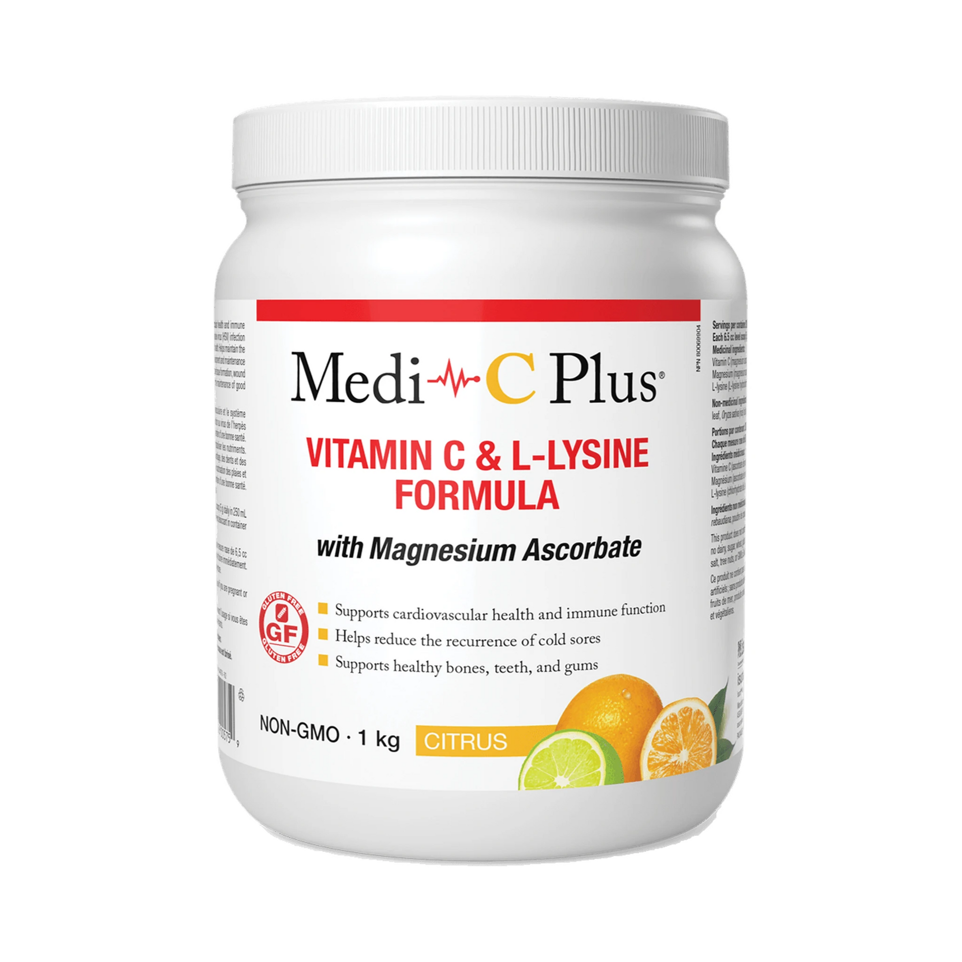 Medi-C Plus Citrus with Magnesium Pwd 1KG - Wellness Supplement