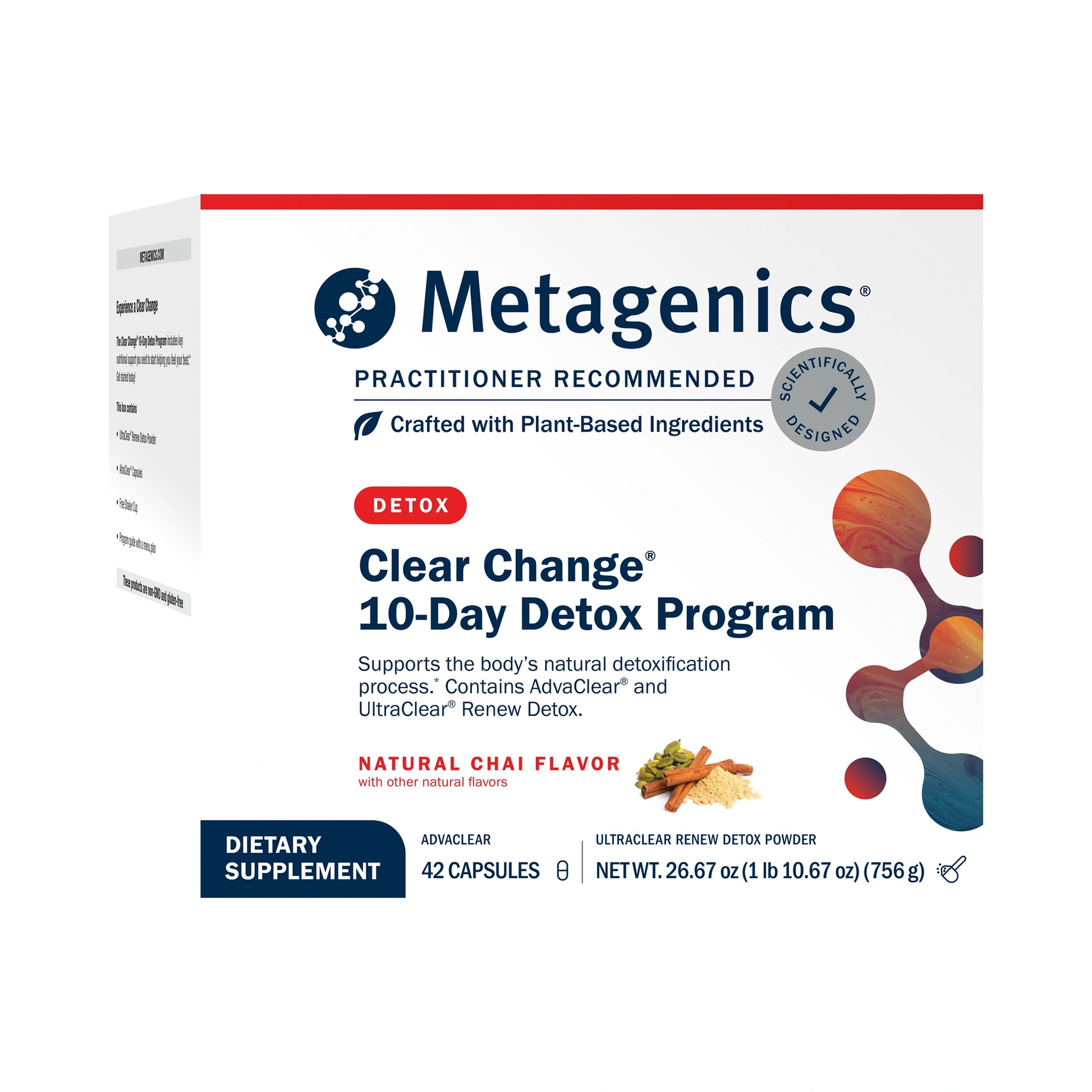 Metagenics Clear Change 10-Day Detox Program Chai 756g