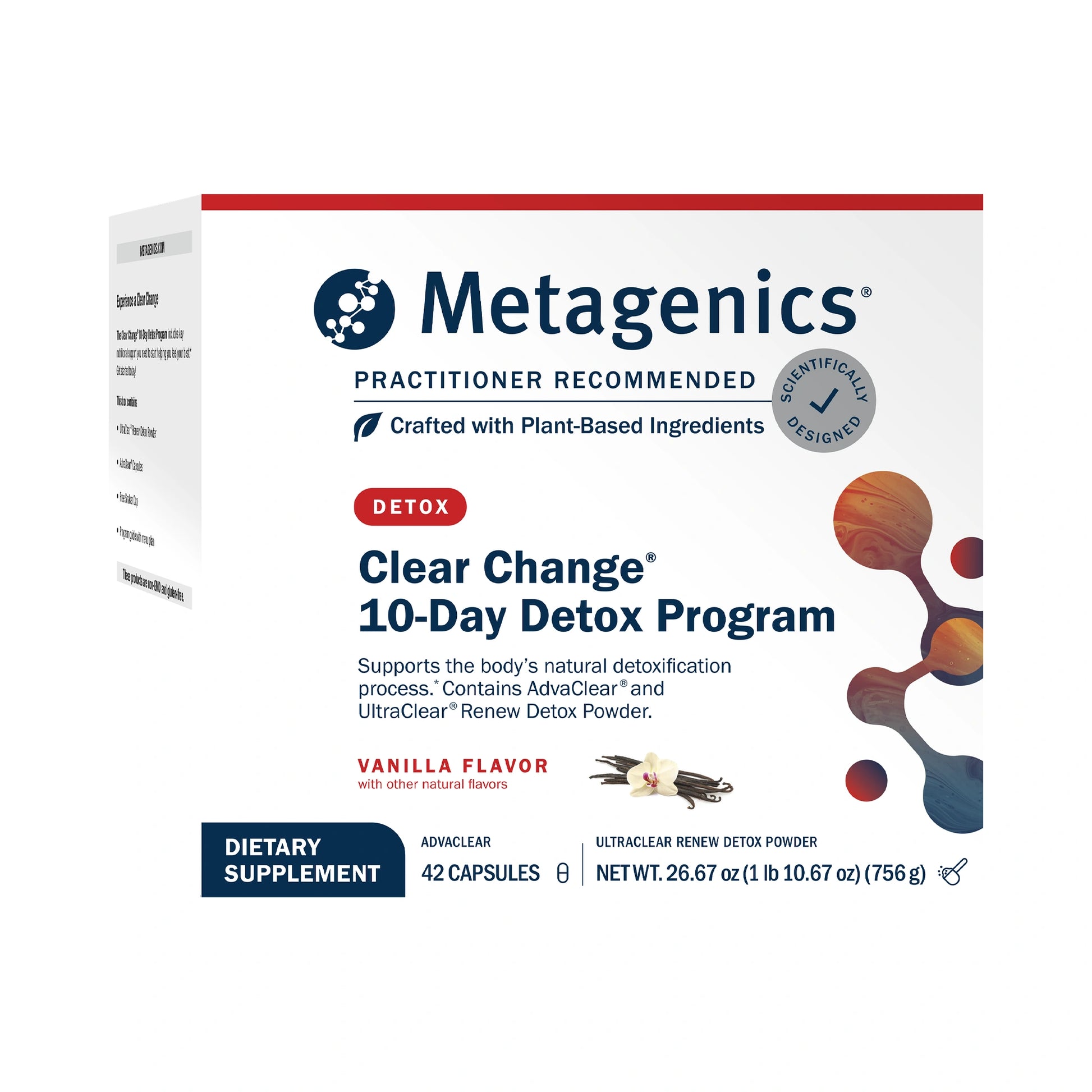 Metagenics Clear Change 10-Day Detox Program Vanilla 756g