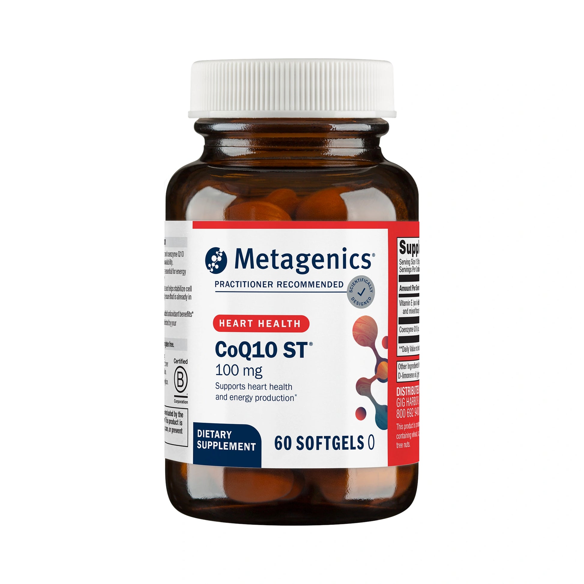 Metagenics CoQ10 ST 100 mg 60 Softgels